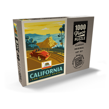 California: The Golden State (Coastline) 1000 Puzzle Schachtel Ansicht2