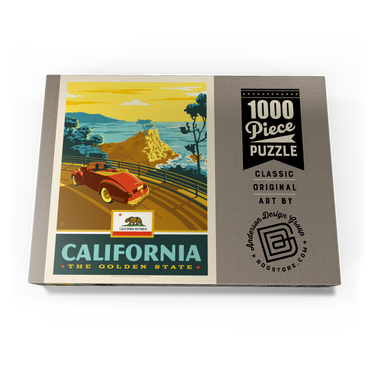 California: The Golden State (Coastline) 1000 Puzzle Schachtel Ansicht3