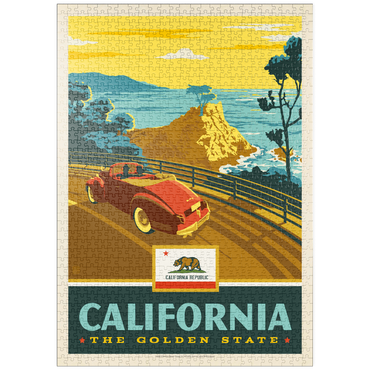 puzzleplate California: The Golden State (Coastline) 1000 Puzzle