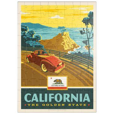 puzzleplate California: The Golden State (Coastline) 100 Puzzle