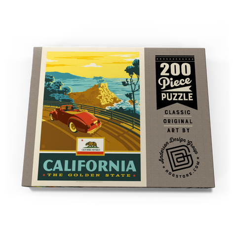 California: The Golden State (Coastline) 200 Puzzle Schachtel Ansicht3