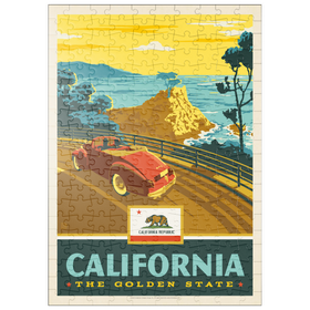 Darstellung des Puzzle-Motivs California: The Golden State (Coastline) – Puzzleteile: 200