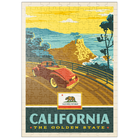 puzzleplate California: The Golden State (Coastline) 200 Puzzle