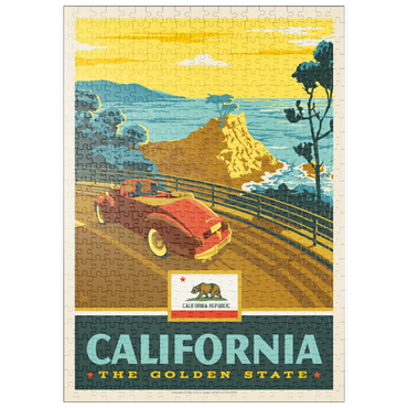 puzzleplate California: The Golden State (Coastline) 500 Puzzle