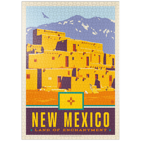 Darstellung des Puzzle Motivs New Mexico: Land of Enchantment - Puzzleteile: 1000