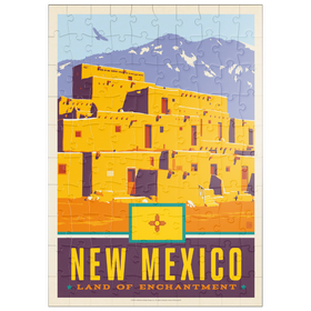 Darstellung des Puzzle Motivs New Mexico: Land of Enchantment - Puzzleteile: 100