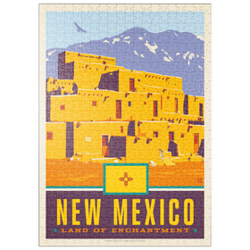 Darstellung des Puzzle Motivs New Mexico: Land of Enchantment - Puzzleteile: 500