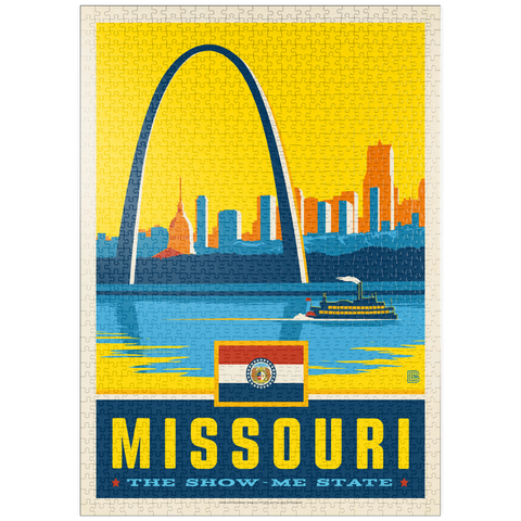puzzleplate Missouri: The Show-Me State 1000 Puzzle