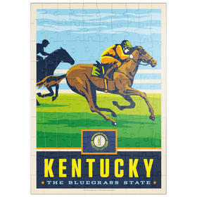 Darstellung des Puzzle Motivs Kentucky: The Bluegrass State - Puzzleteile: 100