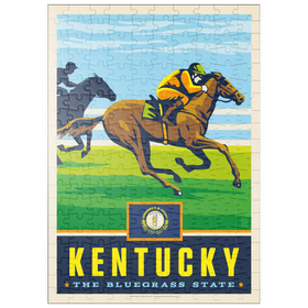 Darstellung des Puzzle Motivs Kentucky: The Bluegrass State - Puzzleteile: 200