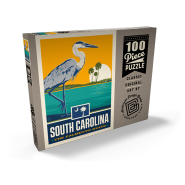 South Carolina: The Palmetto State 100 Puzzle Schachtel Ansicht2