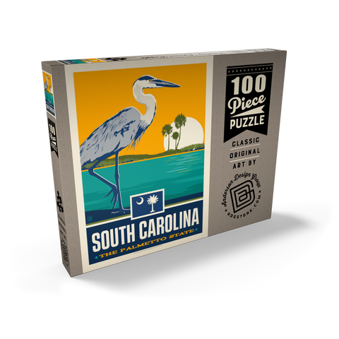 South Carolina: The Palmetto State 100 Puzzle Schachtel Ansicht2