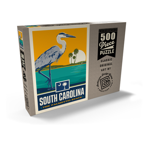 South Carolina: The Palmetto State 500 Puzzle Schachtel Ansicht2