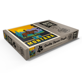 Alternative Darstellung des Puzzle-Motivs Montana: The Treasure State – Puzzleteile: 1000
