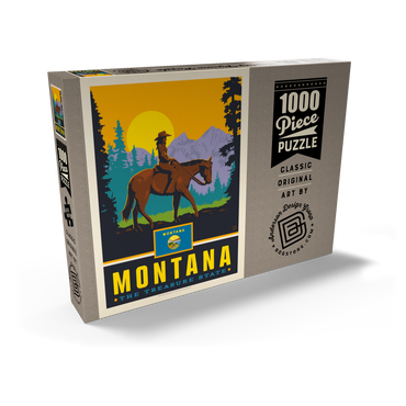 Montana: The Treasure State 1000 Puzzle Schachtel Ansicht2
