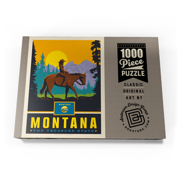 Montana: The Treasure State 1000 Puzzle Schachtel Ansicht3