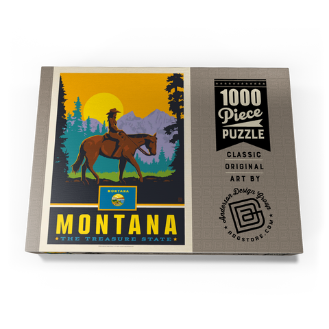 Montana: The Treasure State 1000 Puzzle Schachtel Ansicht3