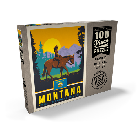 Montana: The Treasure State 100 Puzzle Schachtel Ansicht2