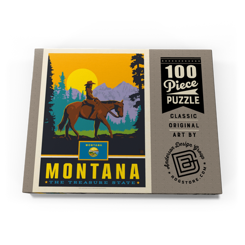 Montana: The Treasure State 100 Puzzle Schachtel Ansicht3