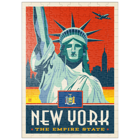 Darstellung des Puzzle Motivs New York: The Empire State - Puzzleteile: 200