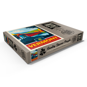 Alternative Darstellung des Puzzle-Motivs Vermont: The Green Mountain State – Puzzleteile: 1000