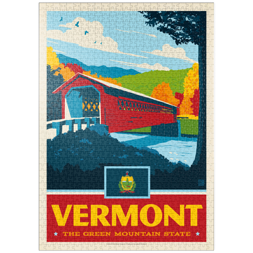puzzleplate Vermont: The Green Mountain State 1000 Puzzle
