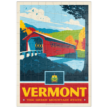 puzzleplate Vermont: The Green Mountain State 100 Puzzle