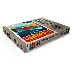 Alternative Darstellung des Puzzle-Motivs Vermont: The Green Mountain State – Puzzleteile: 200