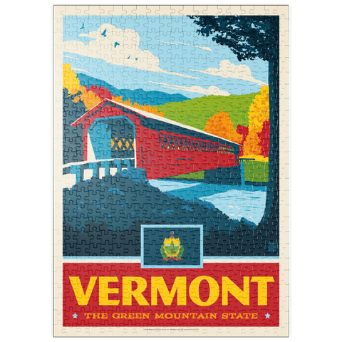 puzzleplate Vermont: The Green Mountain State 500 Puzzle