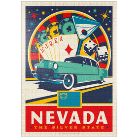 Darstellung des Puzzle Motivs Nevada: The Silver State - Puzzleteile: 1000