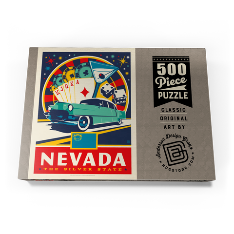 Nevada: The Silver State 500 Puzzle Schachtel Ansicht3