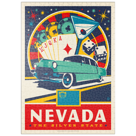 Darstellung des Puzzle Motivs Nevada: The Silver State - Puzzleteile: 500