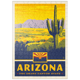 Darstellung des Puzzle-Motivs Arizona: The Grand Canyon State – Puzzleteile: 200