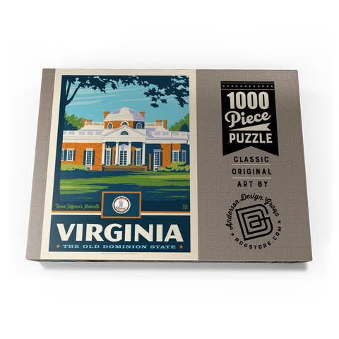 Virginia: The Old Dominion State 1000 Puzzle Schachtel Ansicht3