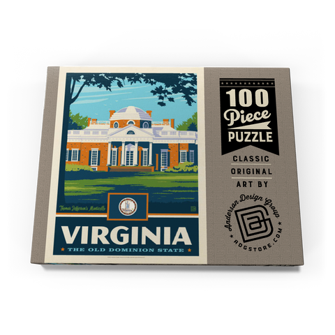 Virginia: The Old Dominion State 100 Puzzle Schachtel Ansicht3