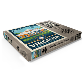Alternative Darstellung des Puzzle-Motivs Virginia: The Old Dominion State – Puzzleteile: 200