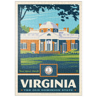 puzzleplate Virginia: The Old Dominion State 500 Puzzle