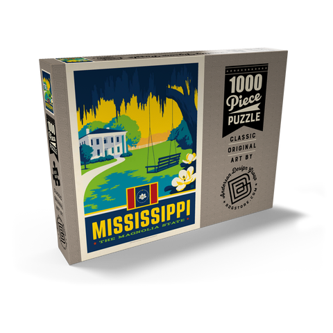 Mississippi: The Magnolia State 1000 Puzzle Schachtel Ansicht2