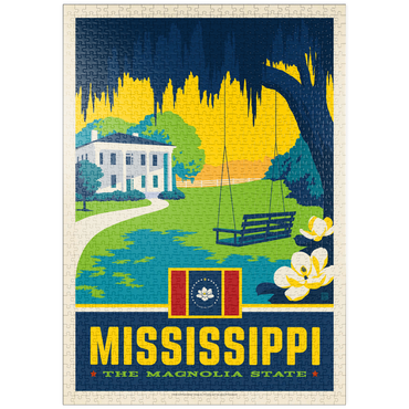 puzzleplate Mississippi: The Magnolia State 1000 Puzzle