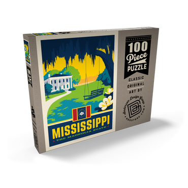 Mississippi: The Magnolia State 100 Puzzle Schachtel Ansicht2