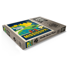 Darstellung des Puzzle Motivs Mississippi: The Magnolia State - Puzzleteile: 200