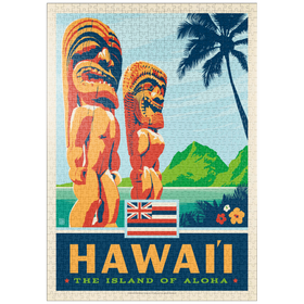 Darstellung des Puzzle-Motivs Hawai’i: The Island Of Aloha – Puzzleteile: 1000