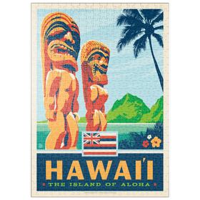 Darstellung des Puzzle Motivs Hawai’i: The Island Of Aloha - Puzzleteile: 500
