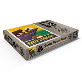 Alternative Darstellung des Puzzle-Motivs North Carolina: The Tar Heel State – Puzzleteile: 1000