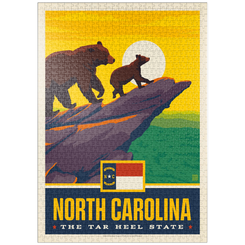 puzzleplate North Carolina: The Tar Heel State 1000 Puzzle