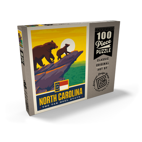 North Carolina: The Tar Heel State 100 Puzzle Schachtel Ansicht2