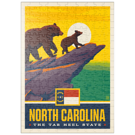 Darstellung des Puzzle Motivs North Carolina: The Tar Heel State - Puzzleteile: 200