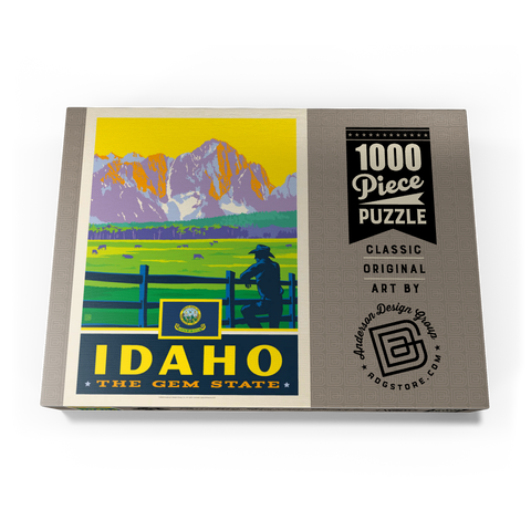 Idaho: The Gem State 1000 Puzzle Schachtel Ansicht3