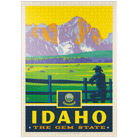 puzzleplate Idaho: The Gem State 1000 Puzzle