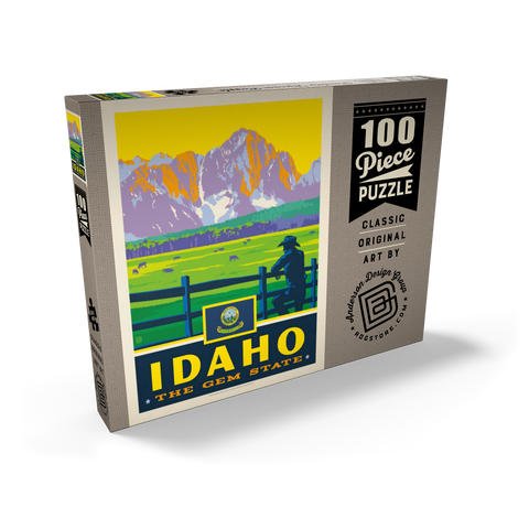 Idaho: The Gem State 100 Puzzle Schachtel Ansicht2